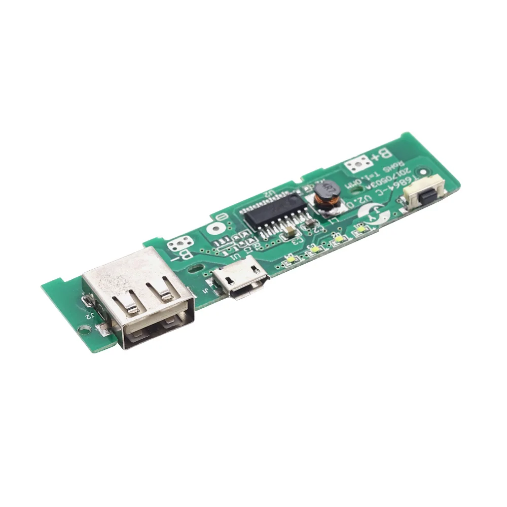 5V 2.1A/5V1A Power Bank Charger Charge Module Charging Circuit Board PCB Step Up Boost Power Module DIY  Power Ban 18650 Battery