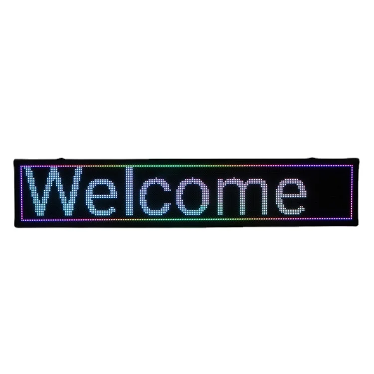 Customized LED P10 monochrome advertising display panel signboard