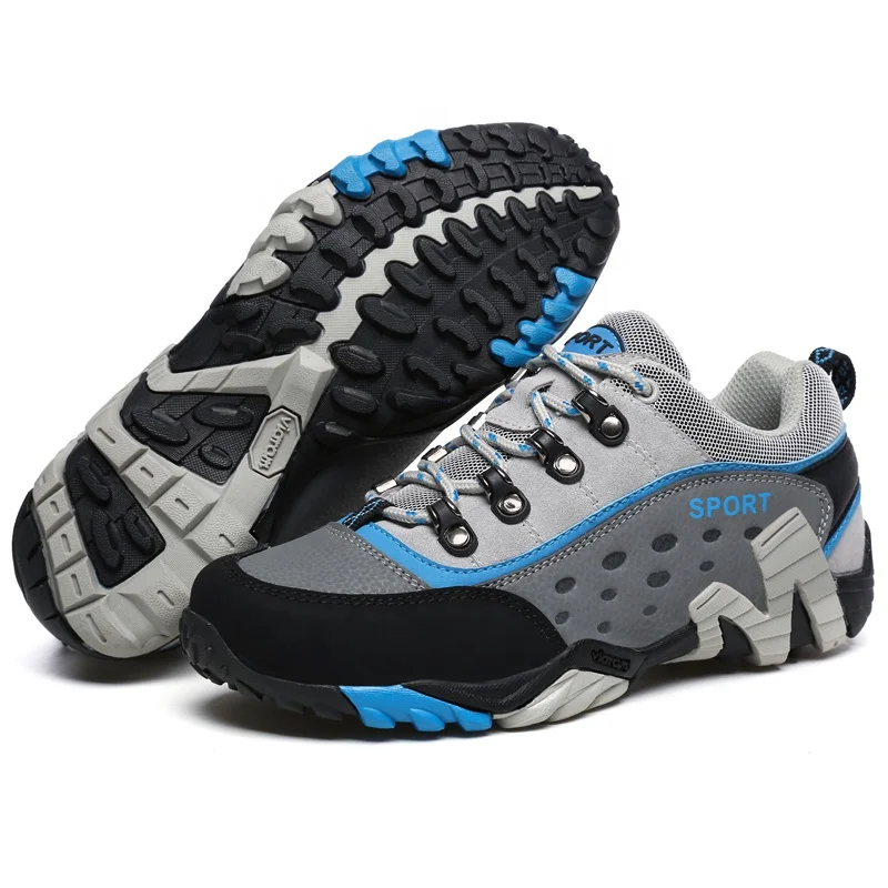 Competitive Price PU Leather Outdoor Hiking Shoes Men 11