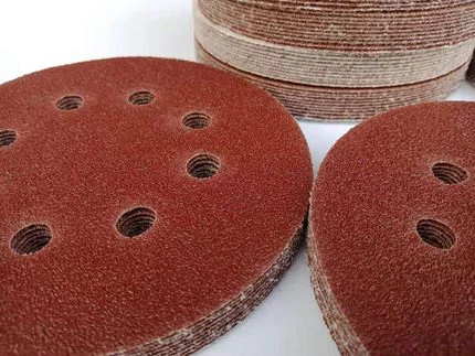 Hook and Loop 8 holes Sandpaper for Wood and metal Sanding