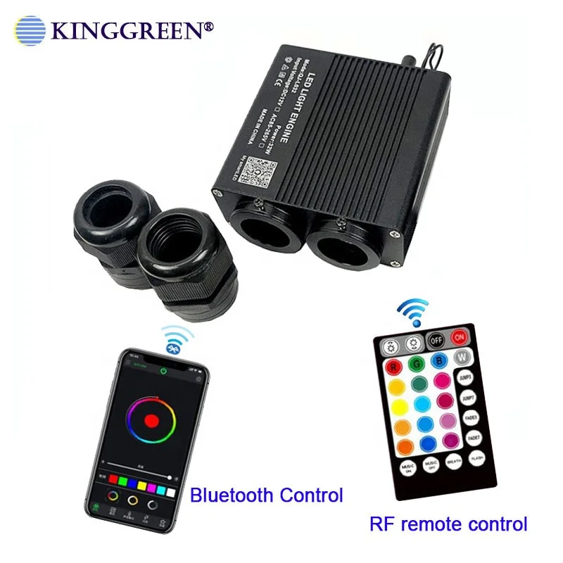 APP Bluetooth Control 32W RGBW LED Light Engine With 28key RF Remote For Home Or Car Starry Sky Project
