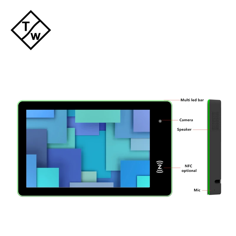 Wholesale Price 10.1 inch Android Tablet with Light Bar Surrounding for Business