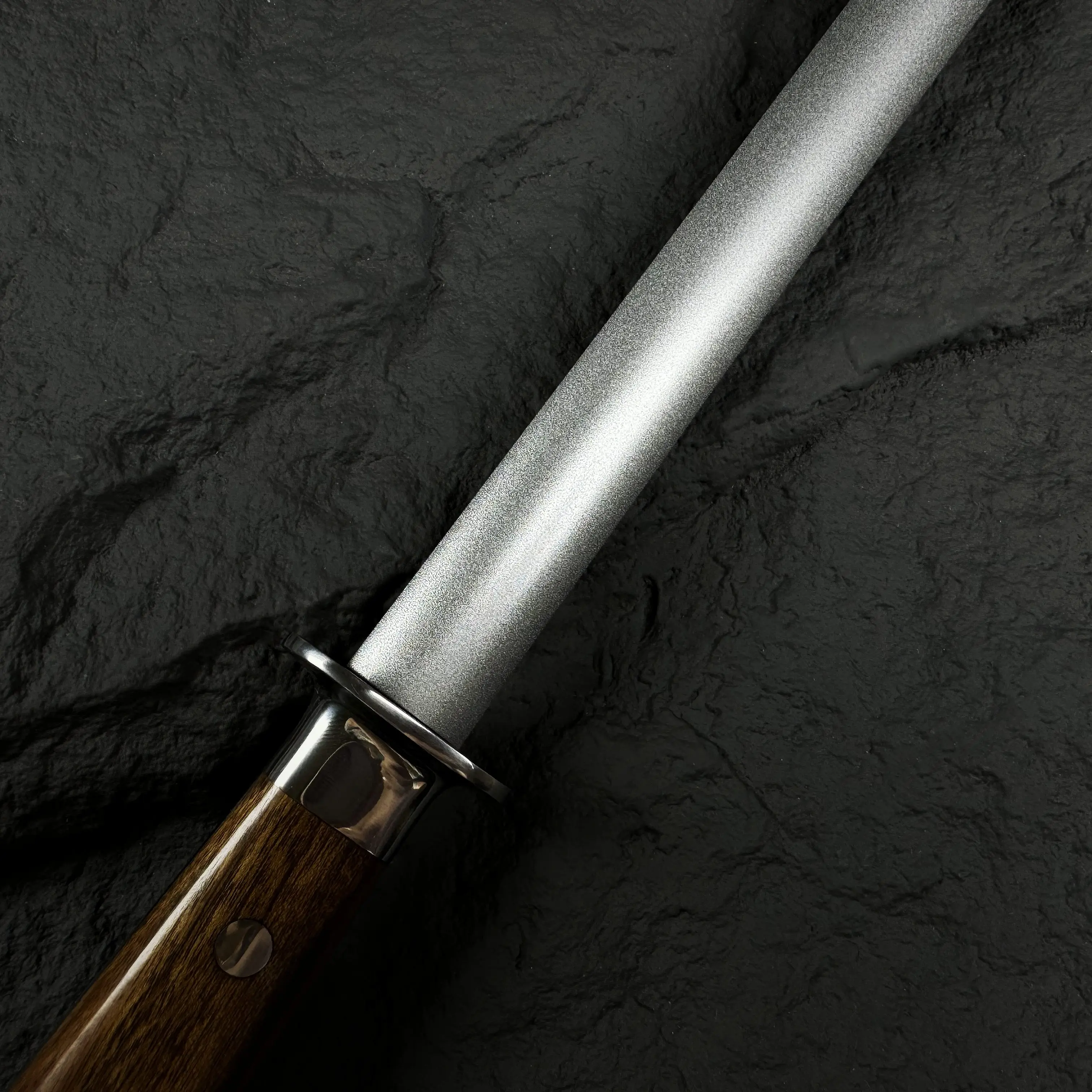 9 Inch Carbon Steel Sharpeners Diamond Powder Knife Sharpener Rod Professional Honing Steel for Master Chef Knife Accessories