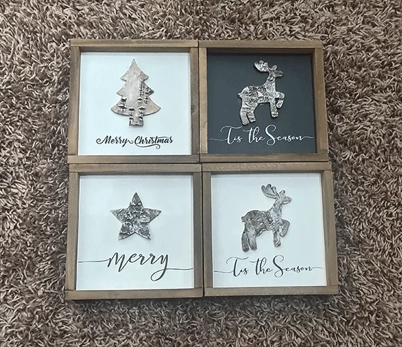 
Farmhouse wholesale cheap small mini christmas easter home wood sign 