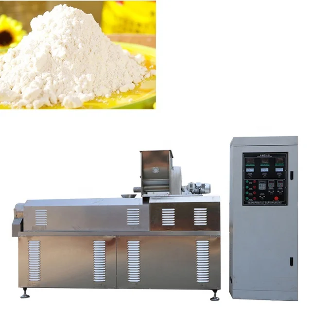 nutrition powder production extruders line instant baby cereal food making manufacturing extruder machine