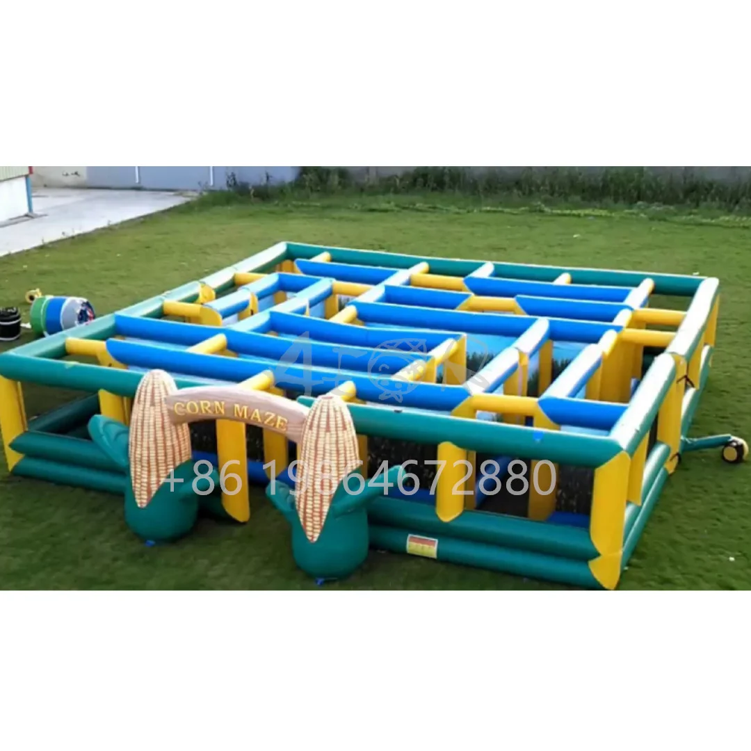 PVC Commercial Inflatable Labyrinth Laser Maze Game Obstacle for Kids and