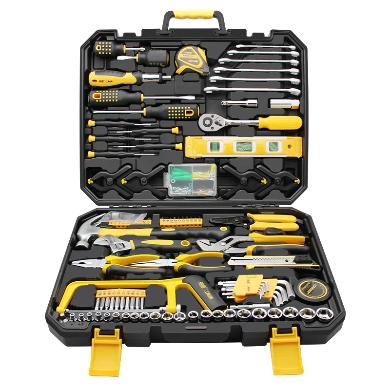 168PCS Household Car Repair Hardware Craft Hand Tools Set