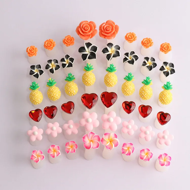 Wholesale Separate Toe High-Quality Flower Rhinestone Soft Silicone Gel Pedicure Toe Separator