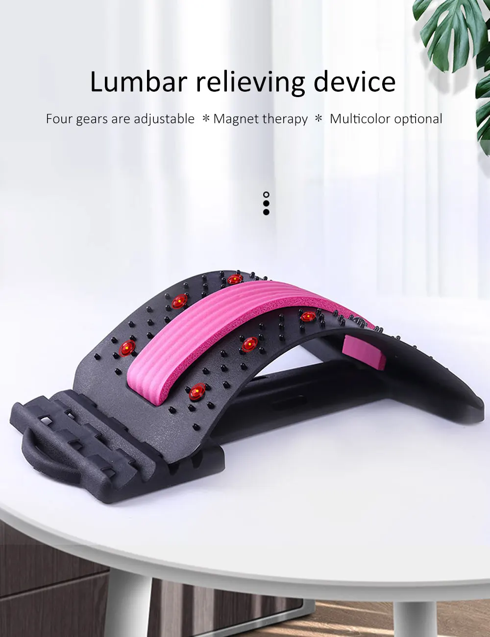 Sciatica Therapy Device Sciatica Pain Relief Back Massager Stretcher Back Cracker Lumbar Magic Back Massage Stretcher