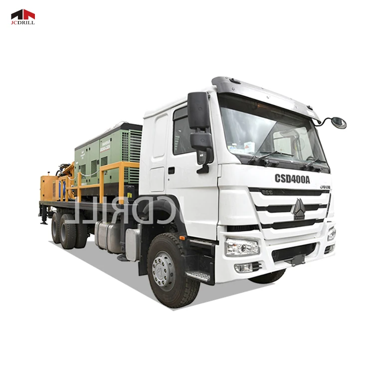 Air Compressor Integrated Deep Hole Drilling Rig Dth Drill Machine For Water Wells