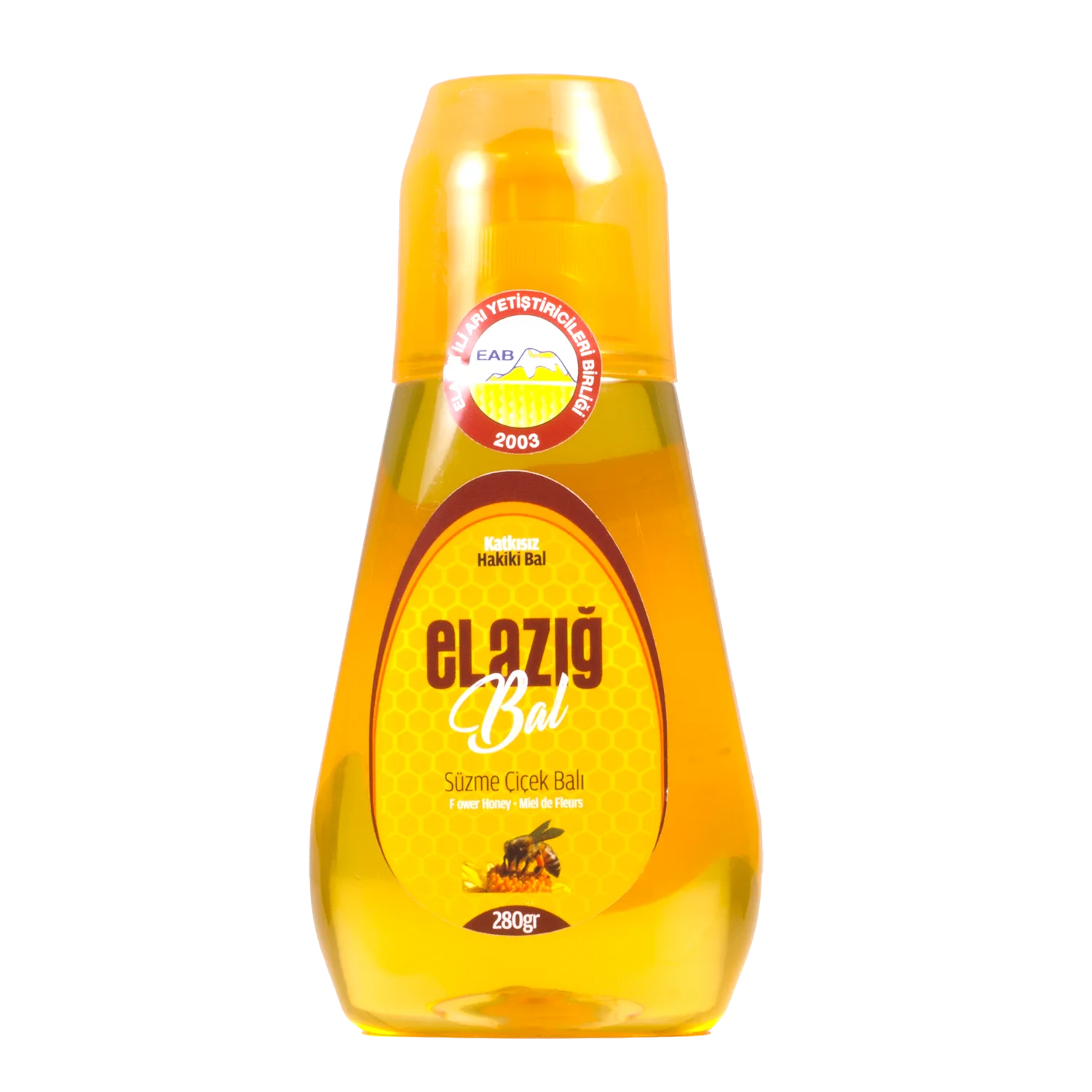 Pet Bottle 280 gr Elazig Liquid Organic Flower Honey Natural Filtered honey %100 Pure Raw honey