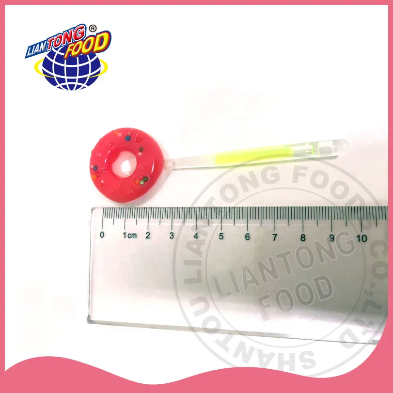 Новый продукт высокое качество Южноафриканский рынок лидер продаж леденец в форме пончика флуоресцентные конфеты