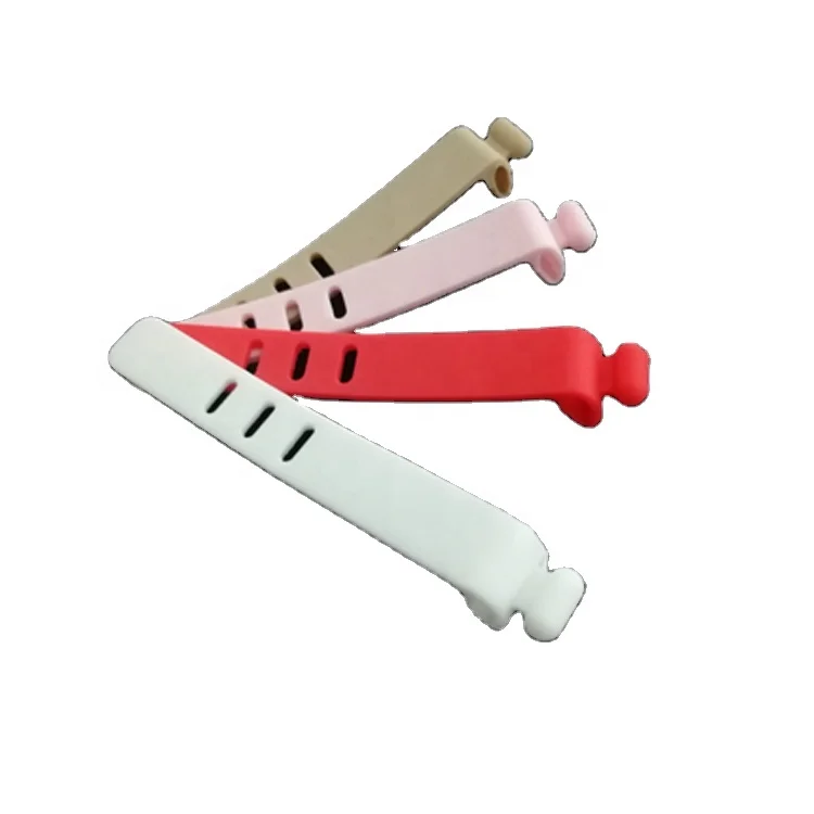 
OEM mobile data cable tie silicone cable tie usb tie cable 