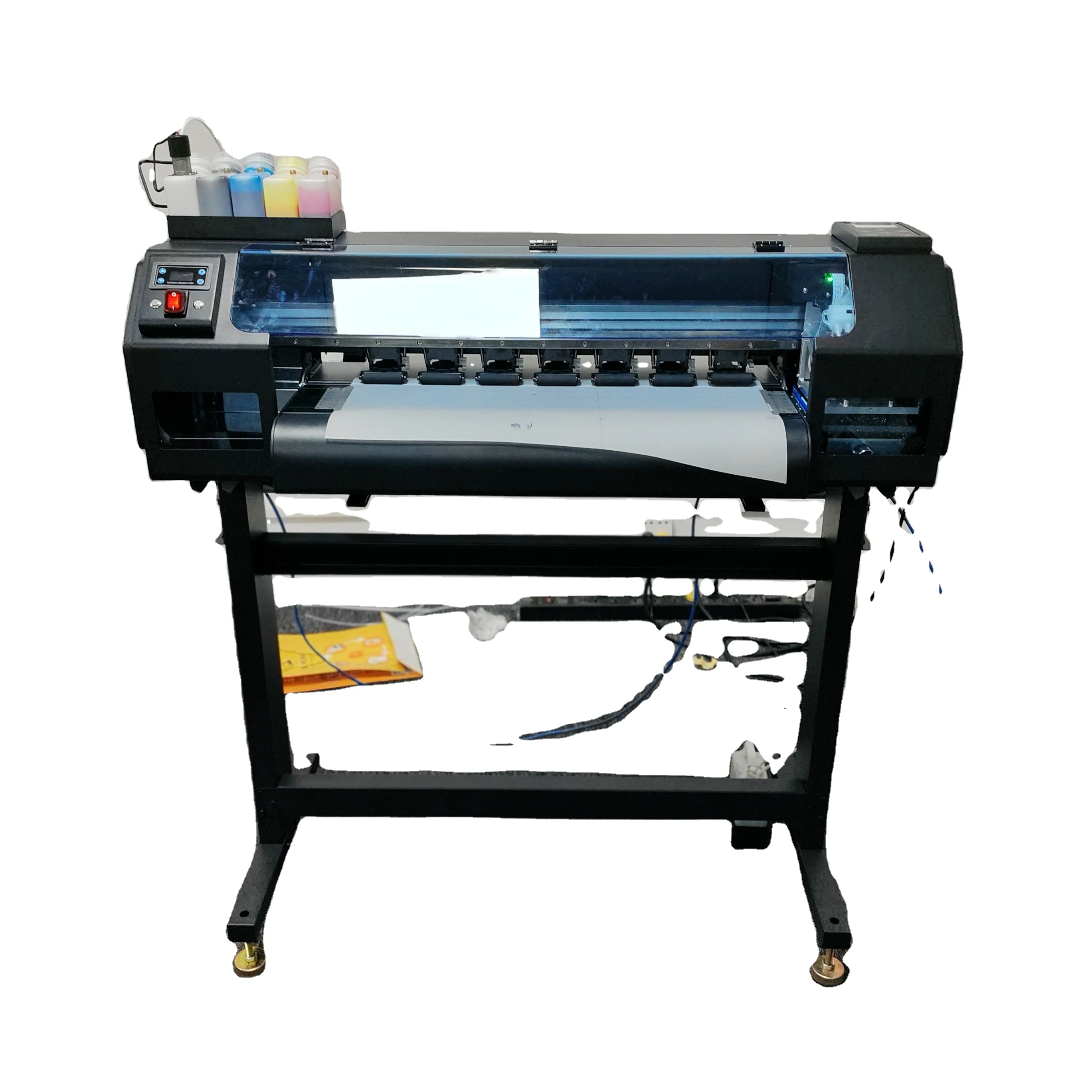60CM Dtf Digital Tshirt Label Logo Transfer Printer with Two I1600 Printhead Machine for T-shirt Clothes Garment Small Business