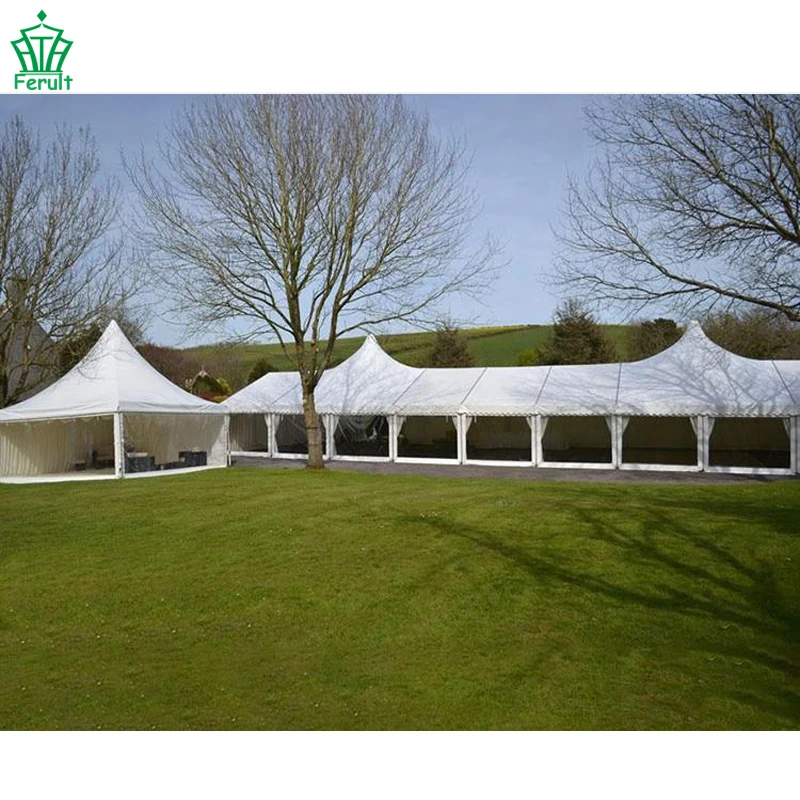 Factory Price 400 seater 2tents  white wedding hall tent decoration lining indoor wedding tents