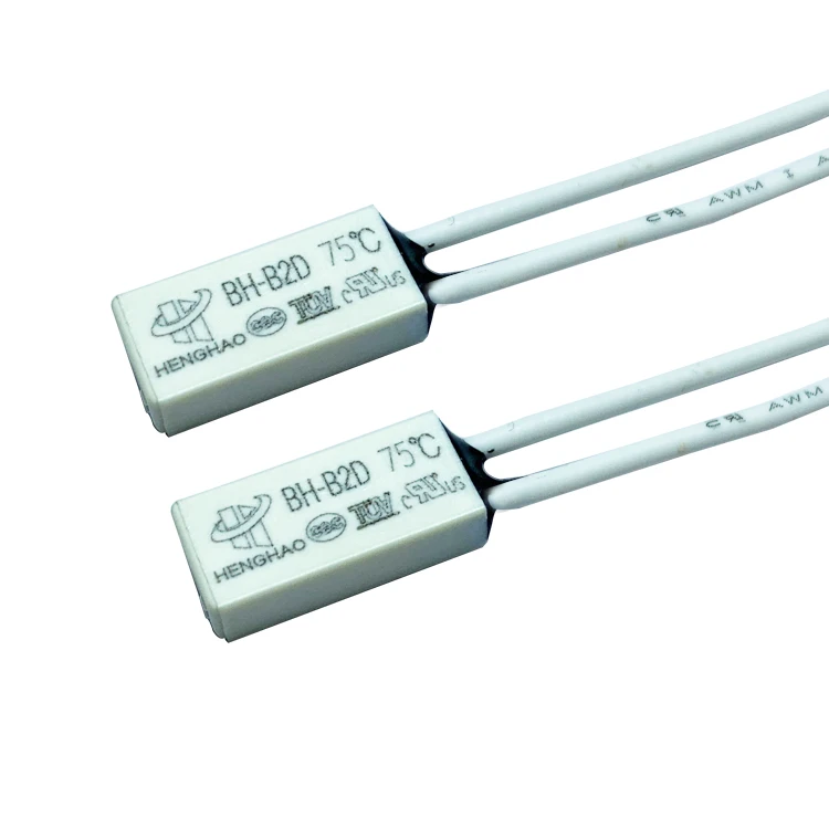 Небольшой тепловой протектор BH-B2D BH-A1D температуры отрезной переключателя биметаллические термостат