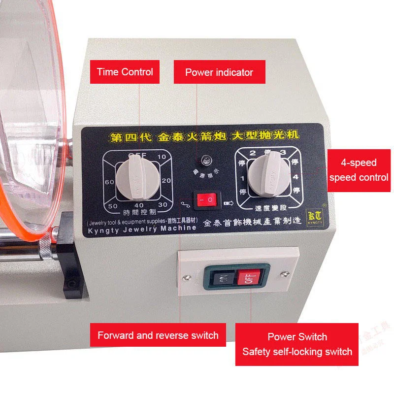 Jewelry Tools Polisher Machine Rotary Tumbler 11kg Rotary Tumbler Vibratory Polishing Machine For jewelry