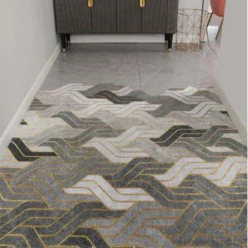 Anti Dust customize DIY discount waterproof floor mat pvc coil Mat 3d Printing carpet pattern doormat Front door mat