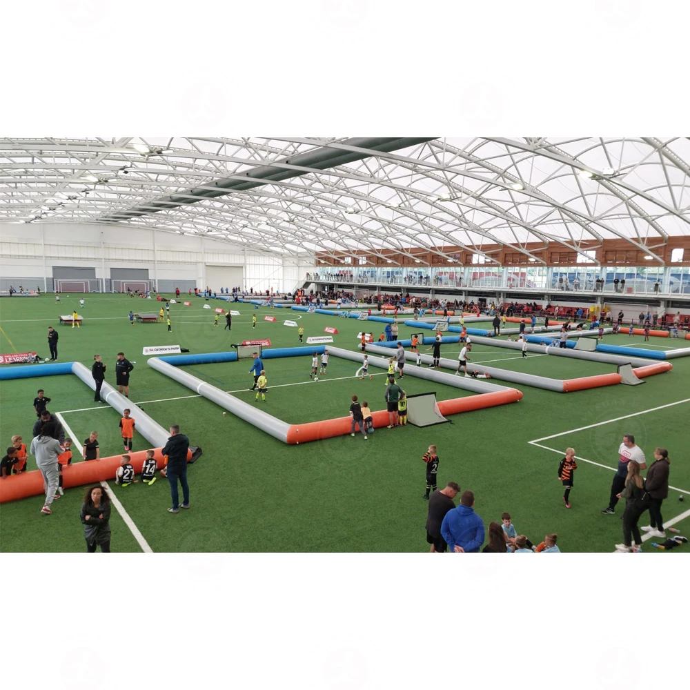 Outdoor Indoor Inflatable Soccer Field/Arena Portable 3V3 Football Pitch For Sport Practice