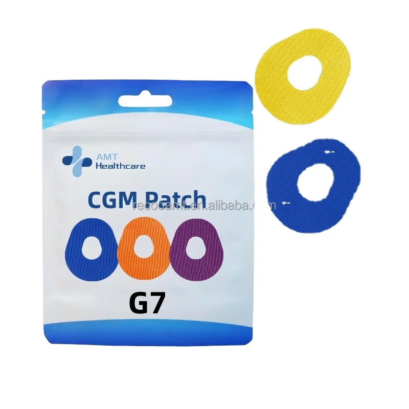 Dexcom G7 клейкие патчи 20 шт. водонепроницаемые поверх для гибкой CGM ленты предварительно вырезанная клейкая медицинская лента