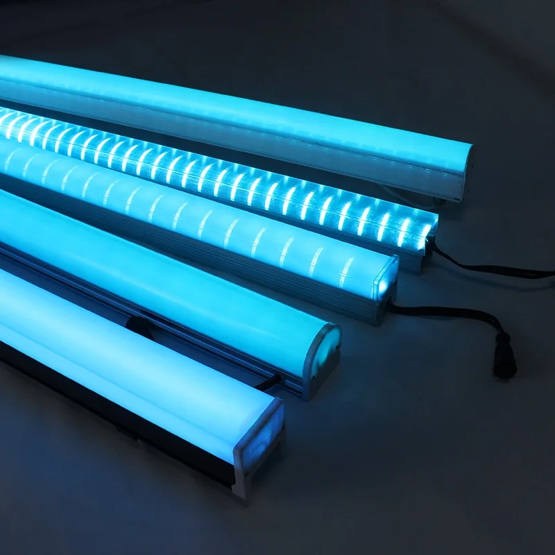 IP65 водонепроницаемый DMX 3D Светодиодная трубка RGB с препятствиями алюминиевый корпус для улучшения эстетики фасада здания