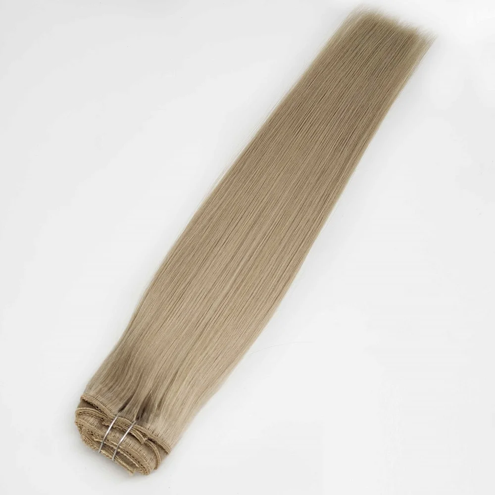 China Factory Wholesale Price Real Human Hair Double Drawn Clip In Hair Extensions With Cuticle