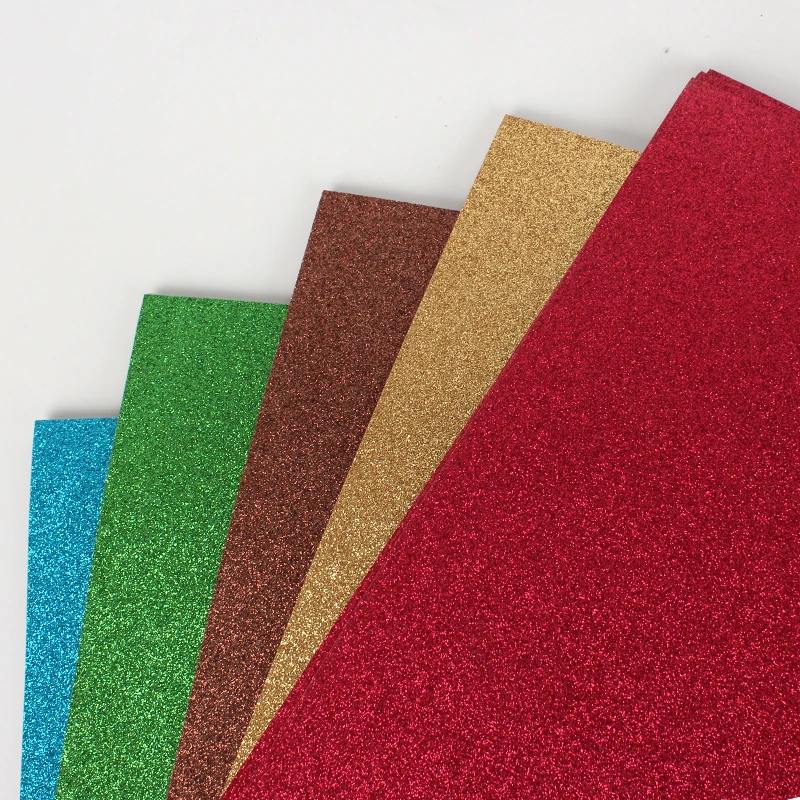 Двусторонняя блестящая бумага 400 г, блестящая бумага, праздничные подарочные украшения