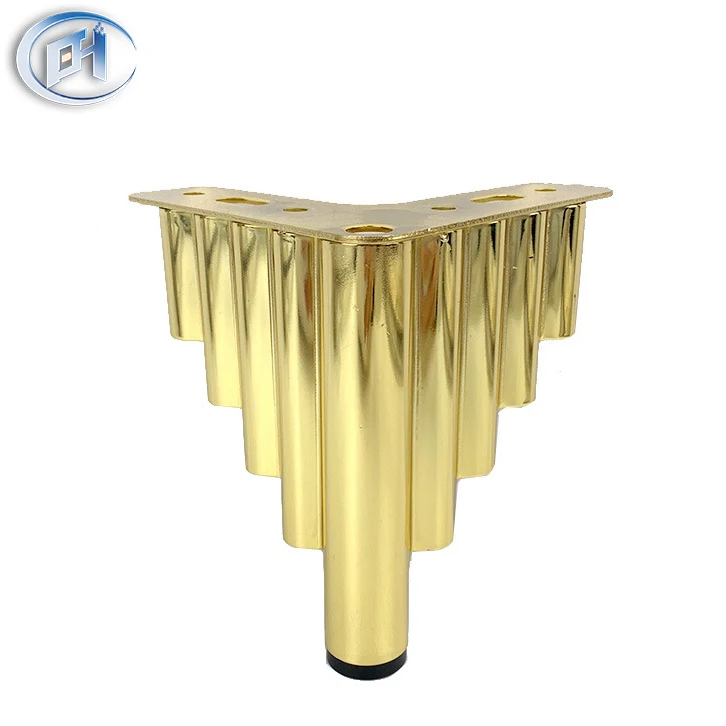 BN Manufacturing Factory Custom Luxury Brass Metal Metallic Chrome Bed Sideboards Feet Furniture Cabinet Sofa Legs