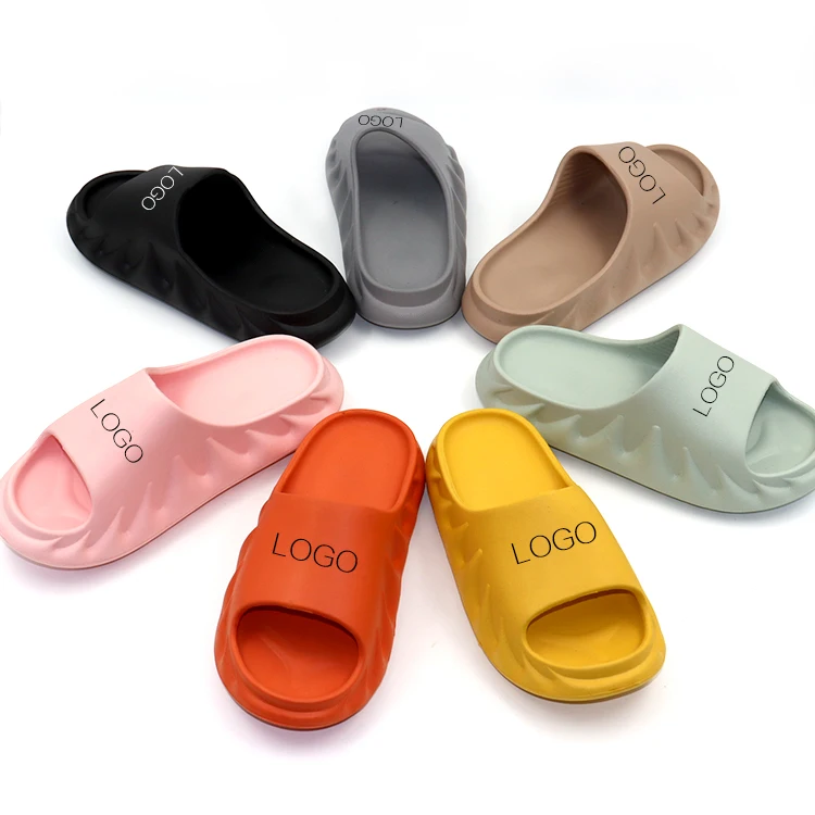 2021 summer slippers home slides custom logo platform Non-slip bathroom slippers sandals for women
