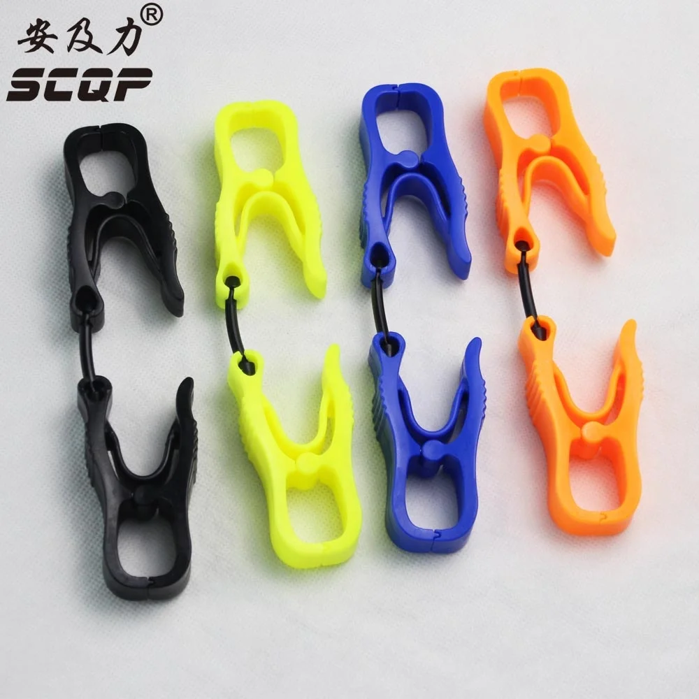 Индивидуальный Логотип AT-1, рабочая вешалка для перчаток, безопасный пластиковый держатель с зажимом для перчаток, Самозащита