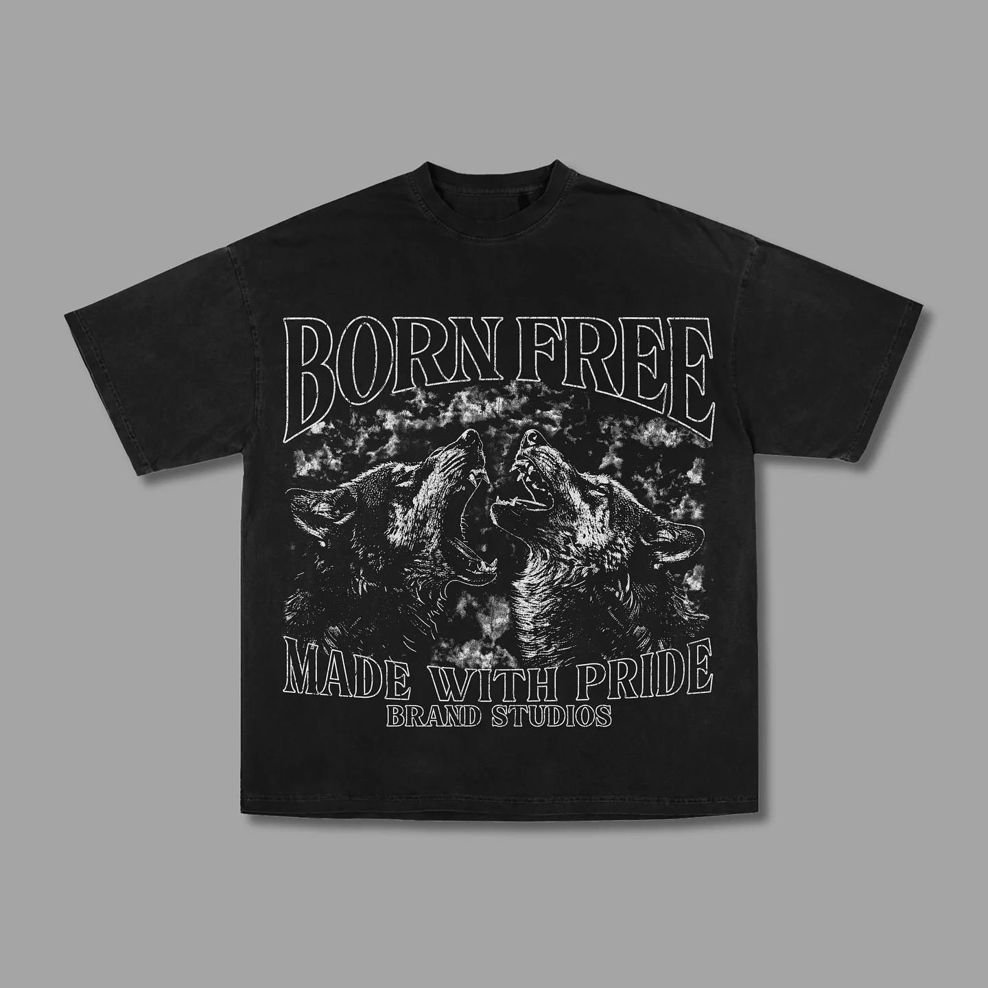 Best Quality 300 GSM 100% Cotton Quick Dry and Breathable Rock Band Streetwear Oversized Shirts with O-Neck Graphic Pattern