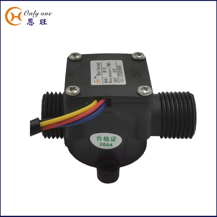 Turbine Water Flow Sensor Electromagnetic Flow Meter Plastic Liquid Flow Sensor For Water Heater