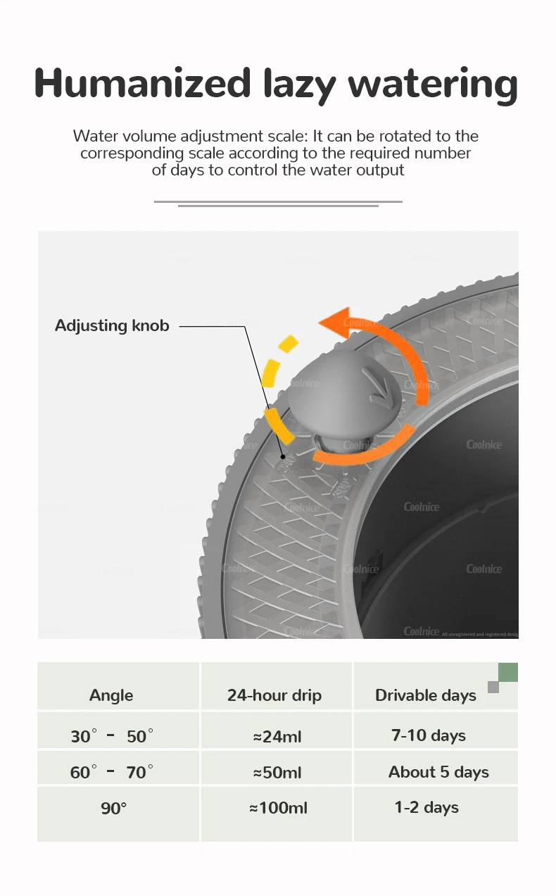 Coolnice  Colorful Garden  Foldable Self Absorbed Watering Planter large case Plastic TPE  flower pots