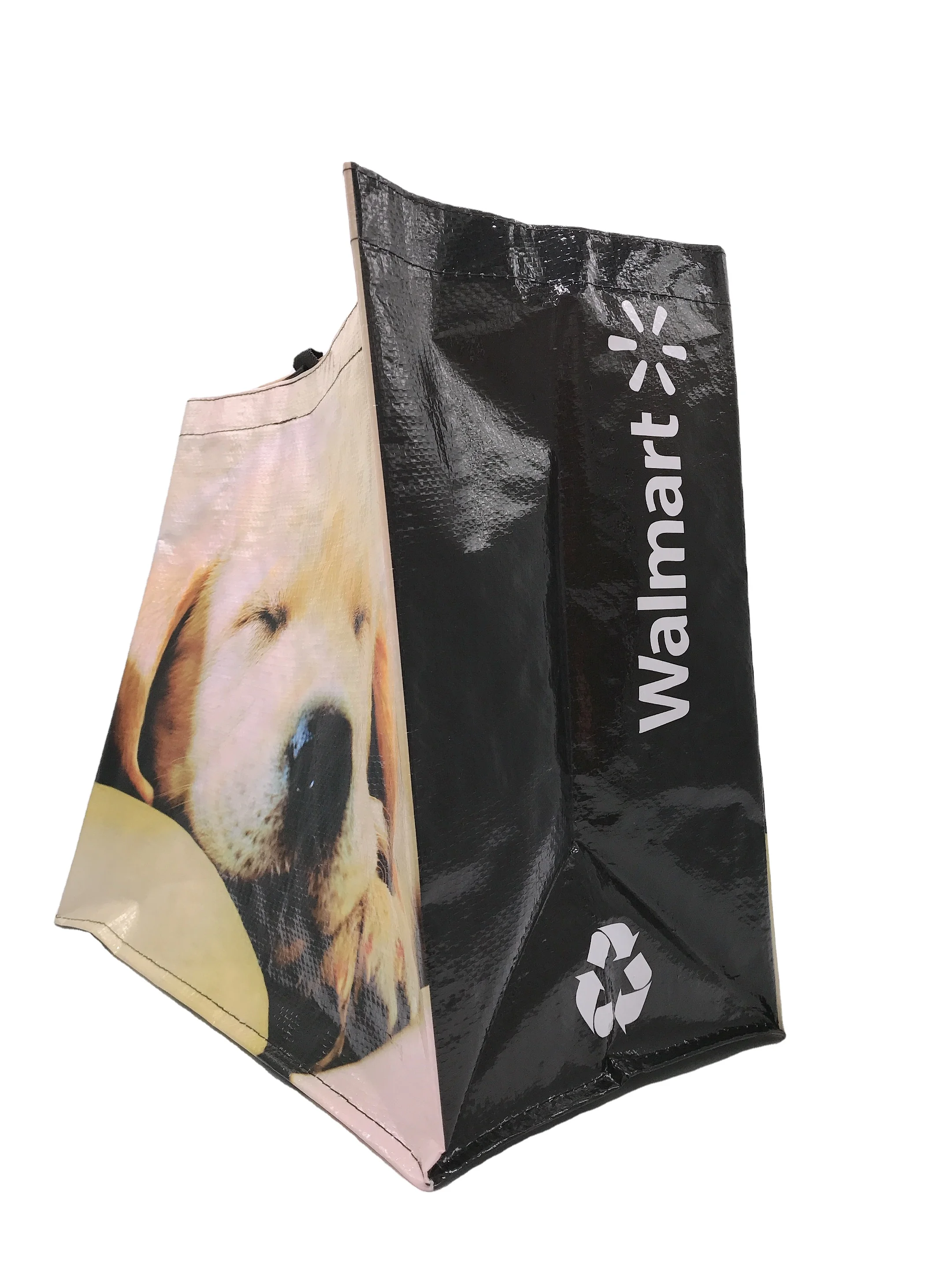 Online Shop 2020 Top Brand Cute dog Promotional Waterproof large  PP Woven tote bag women handbags luxury