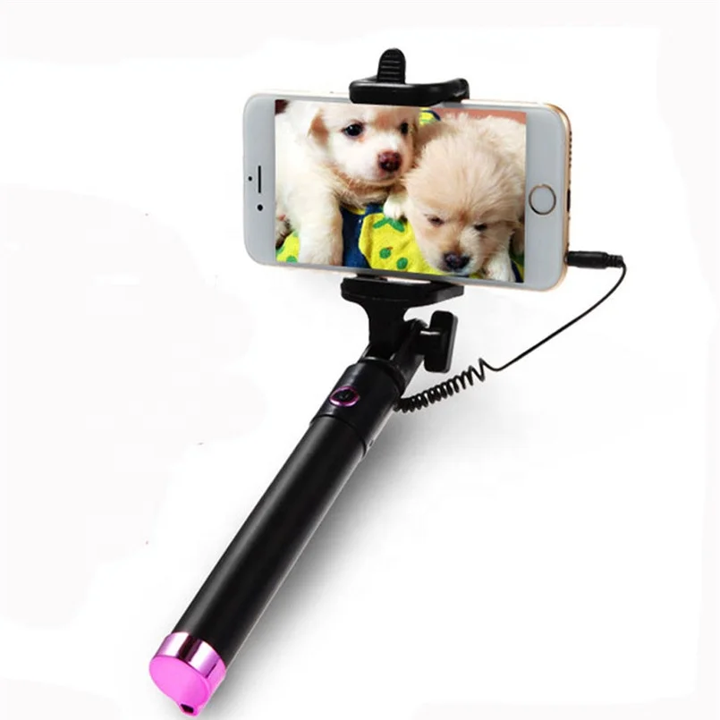 Factory price Wholesale Portable Extendable Monopod selfie stick support all  Smartphone Monopod