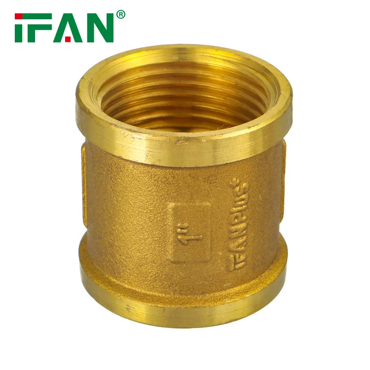 IFAN Factory Direct Sell Brass Tube Fitting 1/2 2 Inch Brass Plumbing Fittings Equal Elbow Socket Forged Brass Fittings