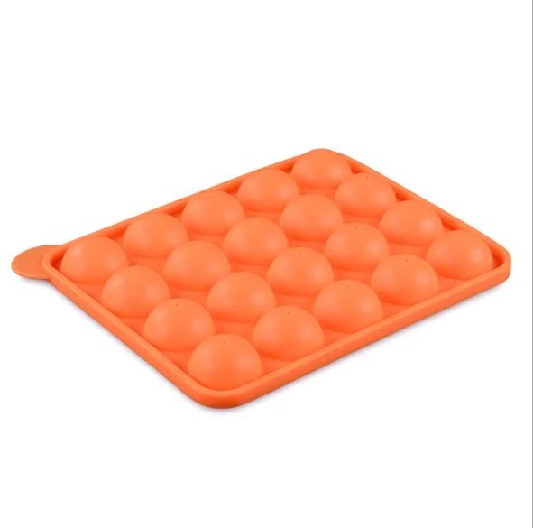 20  Hole Round Ball Shape Silicone Lollipop Molds For Lollipop Party Holidays Cupcake Baking Silicone Molds