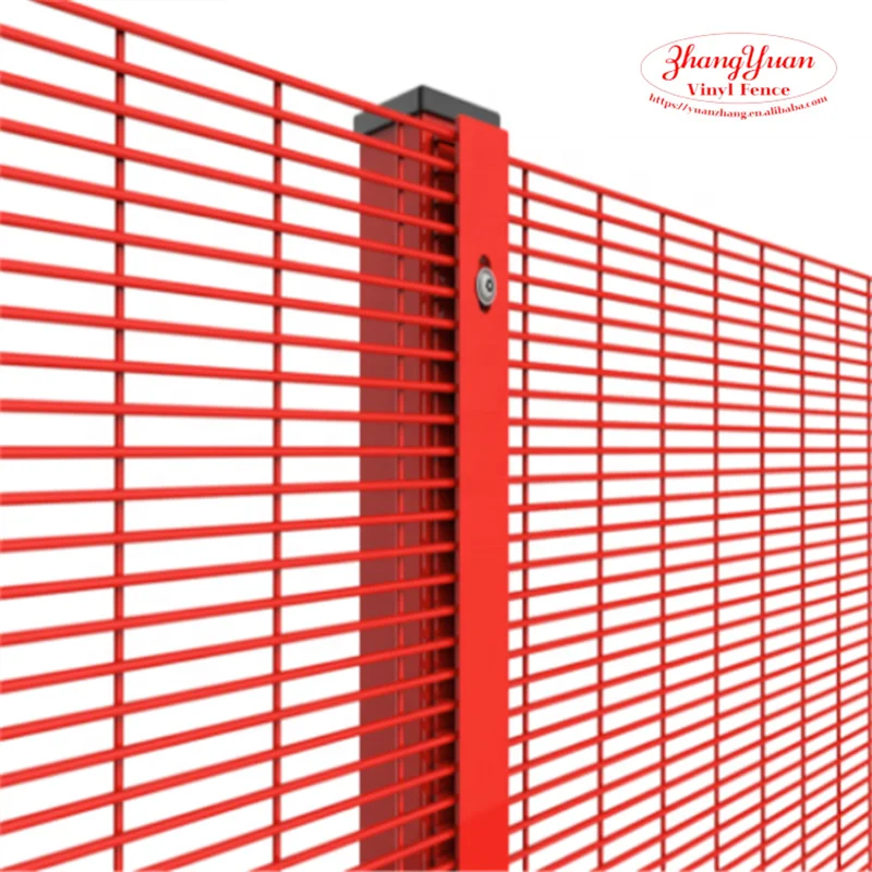 Cheap Price PVC powder coated and Galvanized Anti Climb Prison Security Fence