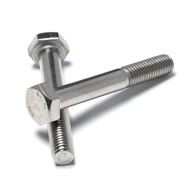 Supply SS304 M6 DIN931 Half Thread Hex Bolts