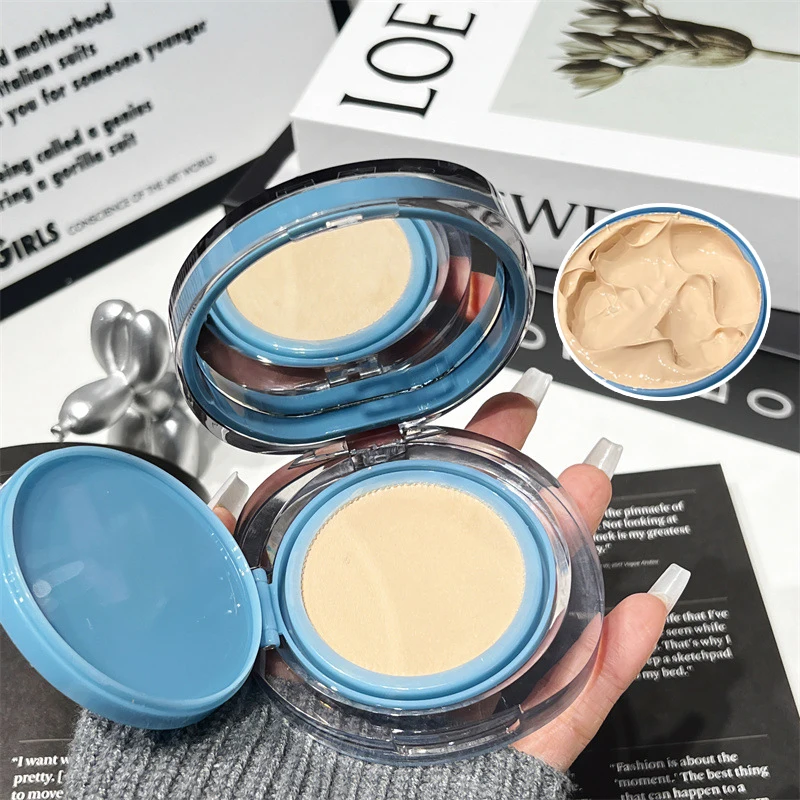 High Coverage Foundation Cushion Compact Facial Sunscreen Concealer  Waterproof SPF50+ BB Cream