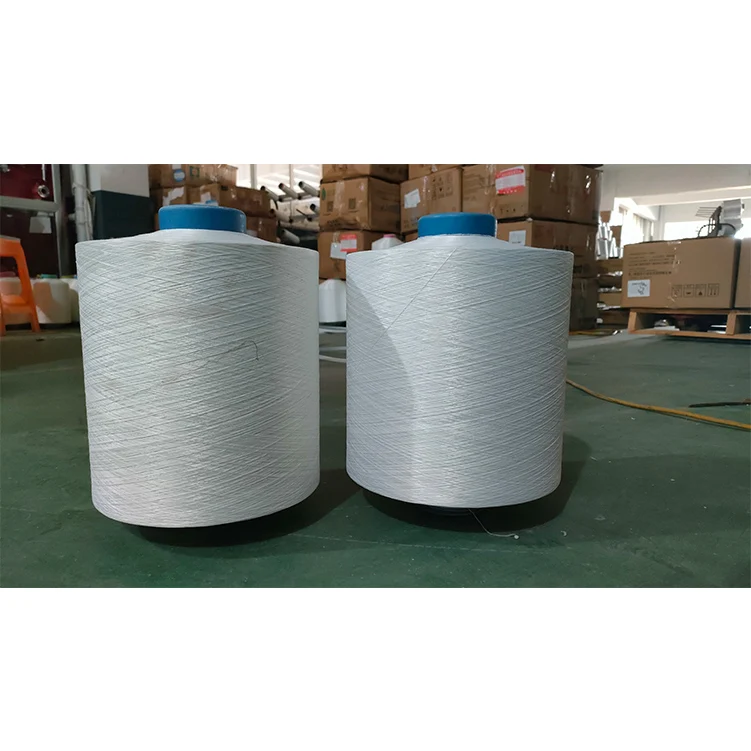 Wholesale factory  direct fabric material filament yarns ring spun polyester yarn