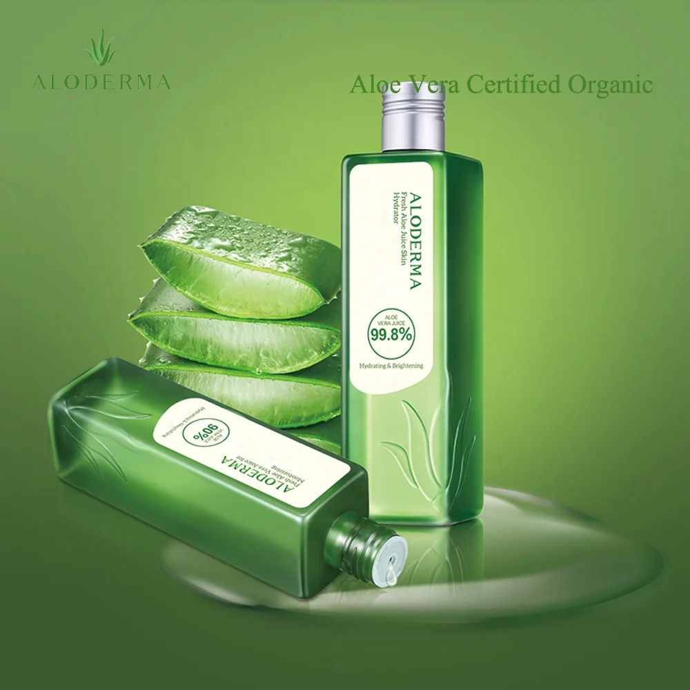 China Organic Aloe Vera farm Skin Toner 99.8% nature aloe vera juice Aloe Instant Hydrater 460ml, skin toner
