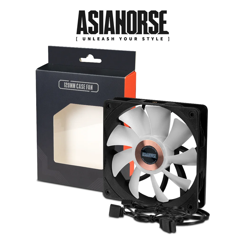 High Performance High Air Volume PWM+Argb Light Computer Case FAN FDB Bearing Cooling Plastic Pc Fan