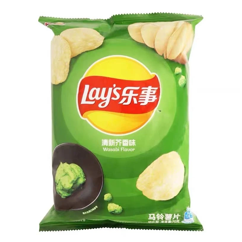 Lays china spicy crab flavor exotic giant snacks food snack Crispy Potato Chips