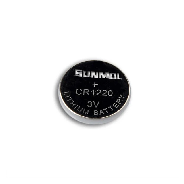 New best OEM Sunmol private label 40mAh 3v lithium button cell CR1220 battery for camera