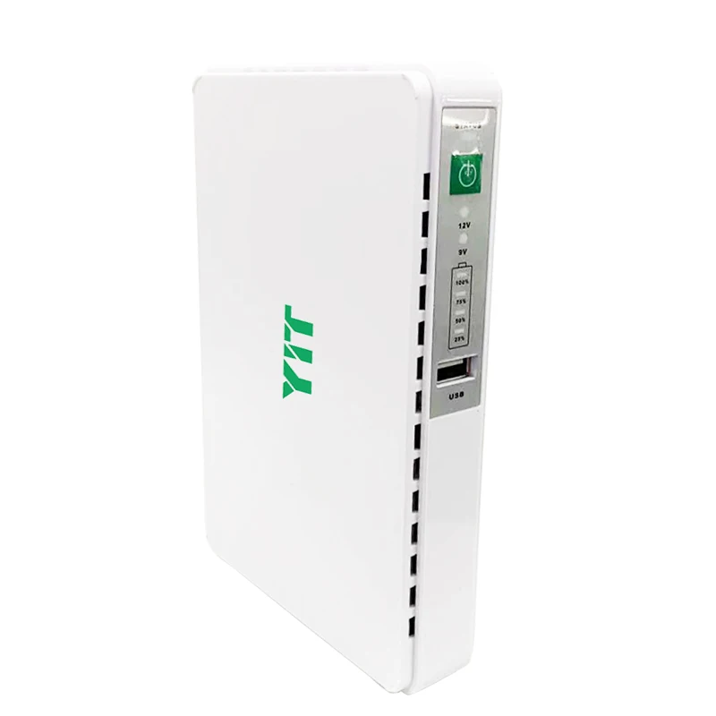YIT 9v 12v 15v 24v USB 5V 12v Lithium UPS Manufacturer DC UPS POE Output 8800mah UPS Battery