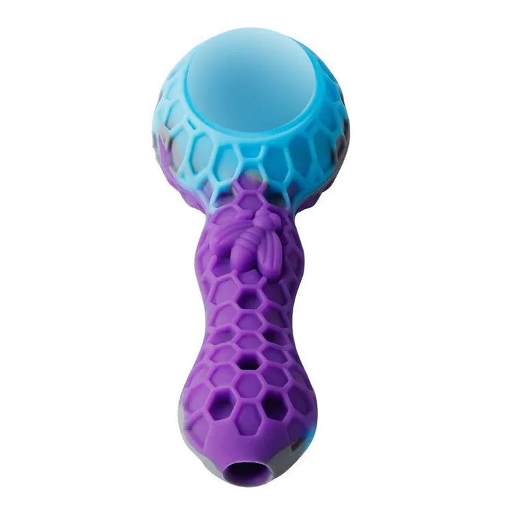 Smoking Accessories Silicone Pipe Smoking Pipe Tobacco pipes and Glass weed Bowl