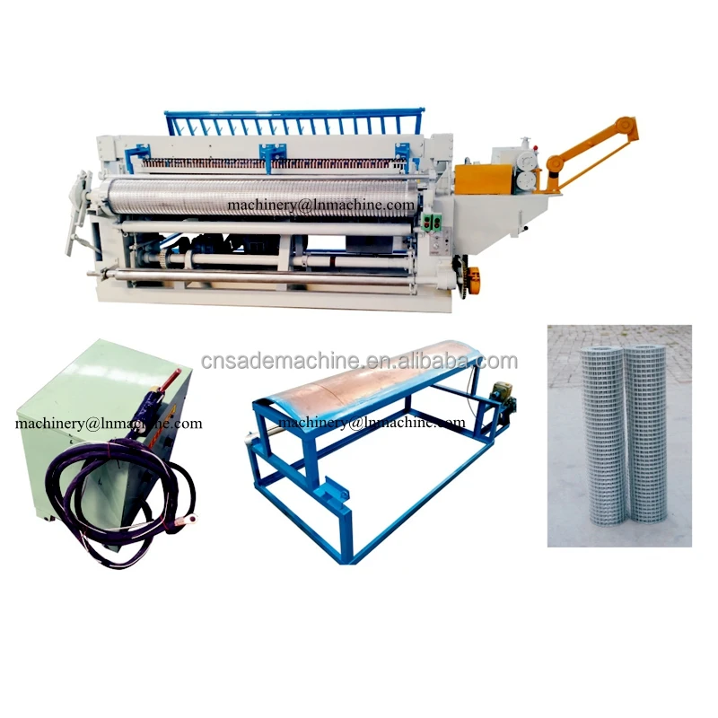 small hole welded wire mesh roll making machine with automatic system From China factory