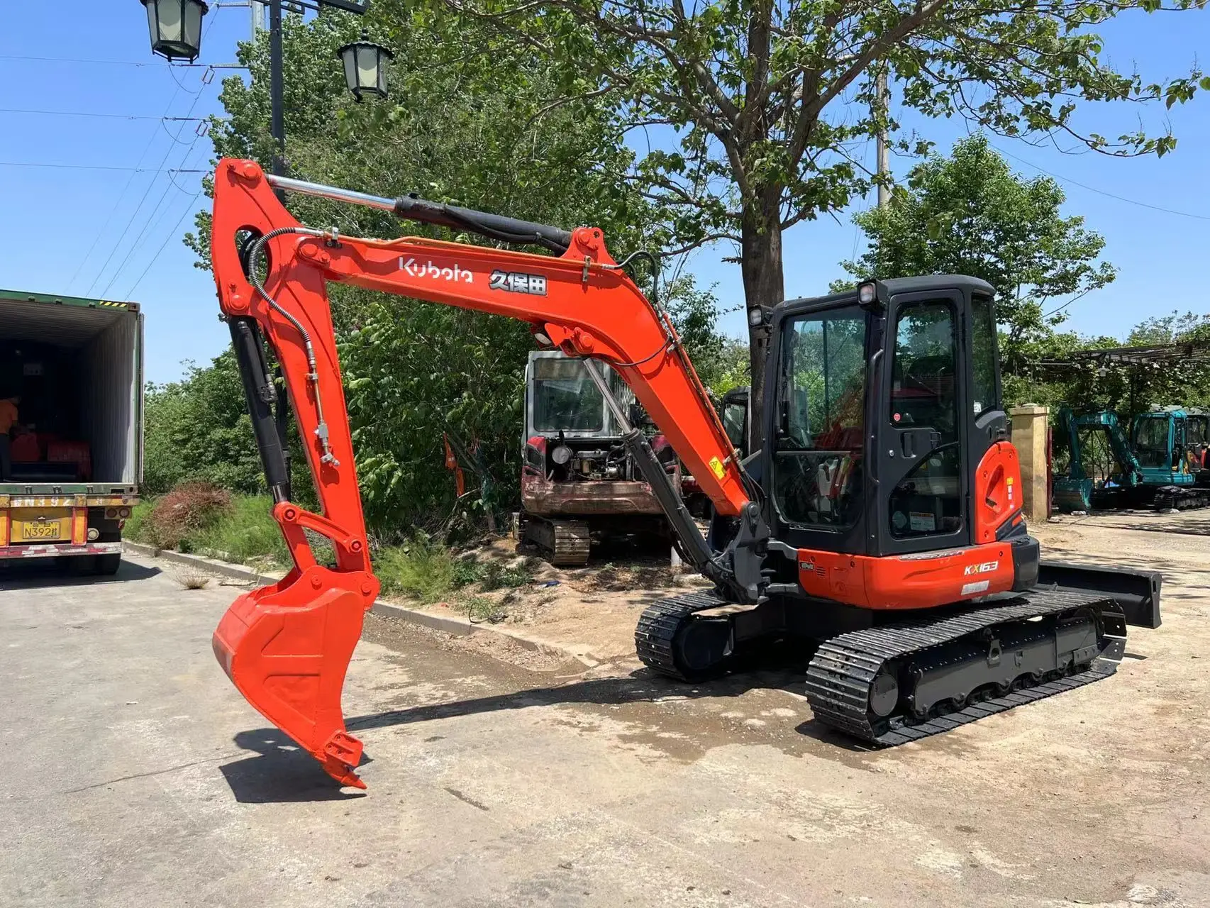 Б/у экскаватор в хорошем состоянии Kubota б/у KX155 Kx155-5 5 тонн 6 7 Komatsu pc78us PC200