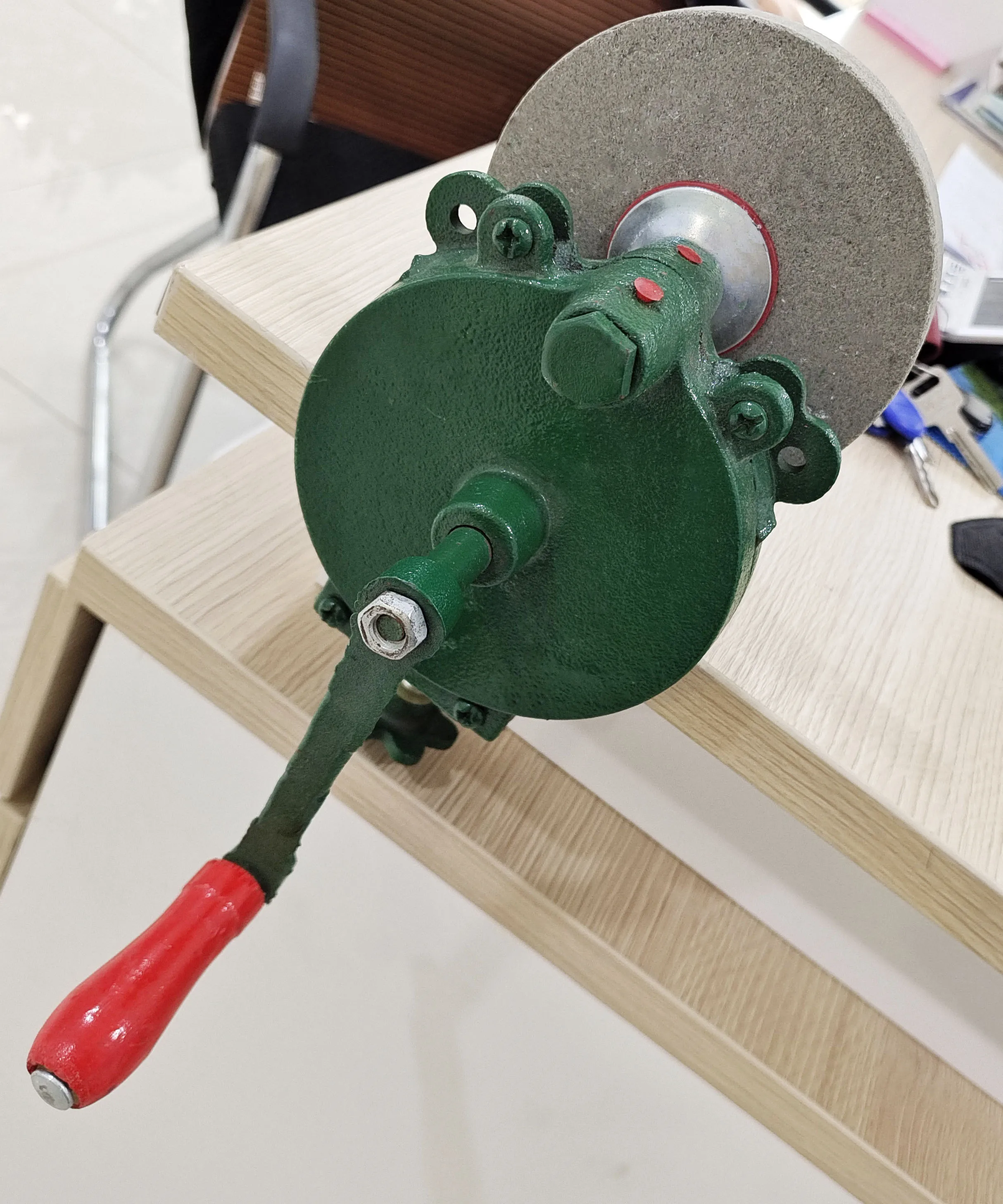 hand press grinder professional manufacturer of knives sharpening Chinese manual hand grinder sharpening machine